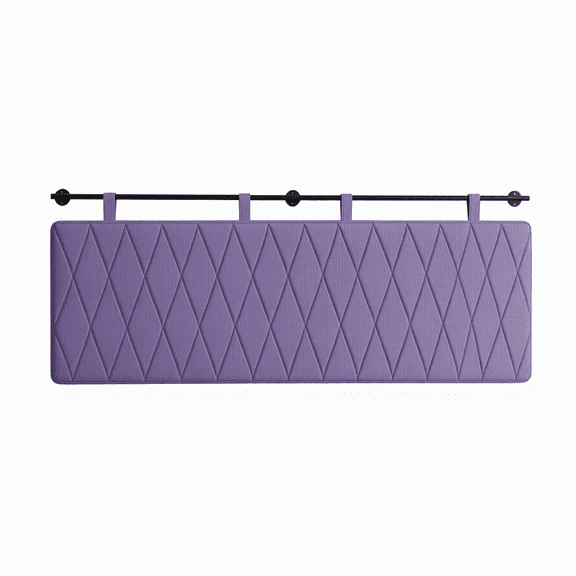 King Headboard Only, 78.7" Wall Mounted Soft Fabric Bed Headboard, Modern Diamond Pattern, Elegant Upholstered Headboard for Bedroom, Restaurant (Purple, King Size)