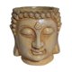 thumbnail image 4 of Maceta con forma de cabeza de Buda para plantas de interior, decoración y macetas para exteriores. Beige, 4 of 9