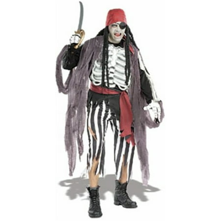 Adult's Men's Undead Ghostly Pirate Crew Member Costume Large 44
