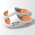 thumbnail image 4 of Mens Slippers,Men Non- Massage Soft Sole Slippers for Home Indoor Use,Slippers for Men,Orange,8, 4 of 5