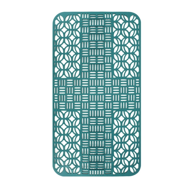 Large Size Silicone Sink Mats, Heat and Non Slip, Cuttable Design, Easy to Clean, Multifunctional Use for Kitchen Counters, Sinks, Refrigerator, Drawers and Pet Food