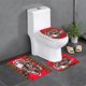 thumbnail image 1 of Juego de alfombras de baño de 3 piezas del equipo KC_Chiefss Alfombra antideslizante para baño de 31,5 x 20 pulgadas, 1 of 7