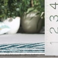 thumbnail image 6 of SAFAVIEH Beach House Cherlyn Botanical Indoor/Outdoor Runner Rug, Blue/Ivory, 2'2" x 8', 6 of 16