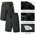 thumbnail image 2 of Santic Men's 3D Padded Mountain Bike Shorts Lightweight Cycling MTB Shorts Black XL, 2 of 6