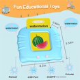 thumbnail image 4 of HLONK Talking Flash Cards Learning Toys -Blue, 4 of 8