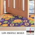 thumbnail image 3 of Happy Halloween Front Door Mat Anti Slip Pumpkin Spooky Welcome Mat Friendly the Indoor Door Mat/Outdoor Crystal Velvet 30x17 Inches, 3 of 7