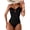 Black, variant on One-Piece Swimsuit for Women Tummy Control Ruched Suit Cutout U Wire Swim Suits XL