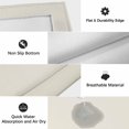 thumbnail image 5 of Cream Solid Color Outdoor Rug 5x8 Ft, Non Slip Washable Area Rug, Aesthetics Contemporary Luxury Patio Rugs Carpet Runner, Large Floor Mat for Indoor/Outdoor Deck Porch Camping, 5 of 8