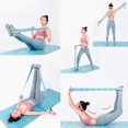 thumbnail image 3 of 2 correas de estiramiento, dispositivo de estiramiento de isquiotibiales, banda elástica para ejercicios de yoga, 3 of 5