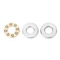 thumbnail image 1 of Thrust Bearings, Mini Bike Jack Shaft Bearing 10pcs Thrust Ball Bearing Miniature High Precision Flat Steel Bearings Set, 1 of 7