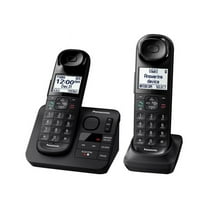 Panasonic Expandable Cordless 2 Phone Answering System w/ Comfort Shoulder Grip