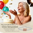 thumbnail image 2 of 70th Birthday Gifts for Women Silver Ring Bracelet Birthday Gifts for Mom Daughter Grandma Sister Friends Coworker, 2 of 7