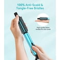 thumbnail image 2 of FARERY Mini Thermal Brush,  3/4“ Travel Size Curling Brush for Volumizing and Small Curls, Blue, 2 of 8