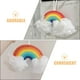 thumbnail image 2 of 2 esponjas exfoliantes de baño para niños, con forma de arcoíris 3D, bonita bola de ducha para el cuerpo, toalla colgante para lavar la piel para bebés y niños pequeños, suave y colorida, 2 of 7
