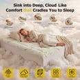 thumbnail image 2 of edx Full Mattress Protector, Thickened Mattress Pad with Bamboo Fiber Viscose Filling, Breathable, Soft, Cooling,Green, 54" x 75", 2 of 10