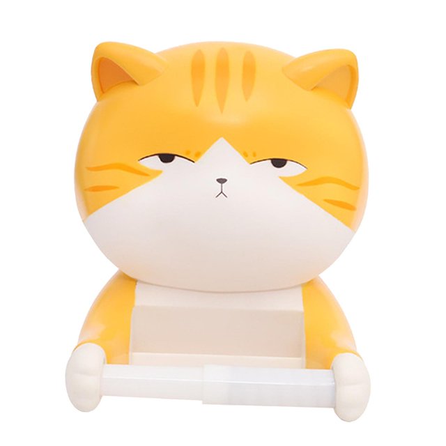 Cat Shape Toilet Paper Holder Dispenser Tissue Storage Stand Rack Decoration