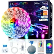 Militisto LED Light Strip 32.8ft, Compatible with Alexa, Echo, Google Home