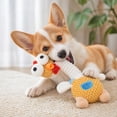 thumbnail image 5 of Interactive Dog Toys Squeaky Rooster Chew Toys Stuffed Plush for Small Medium Breeds Pet Relaxation Relief Birthday Christmas Easter Dog Gift Teeth Farm Animal Pet Play Toys, 5 of 5
