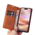 thumbnail image 5 of Funda para iPhone 16 Plus Estuche de Cuero PU Tipo Cartera con Ranuras para Tarjetas y Cierre Magnético, 5 of 5