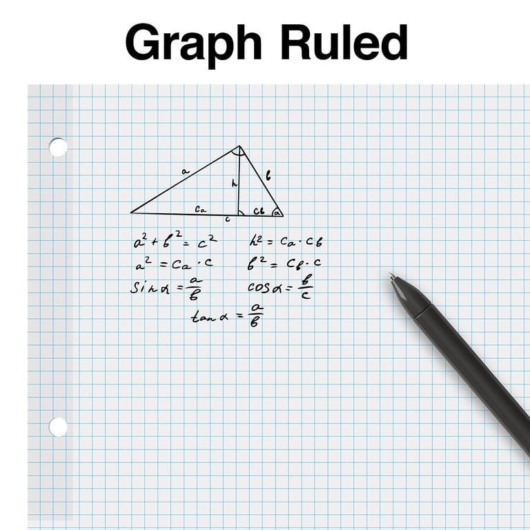 Staples Graph Ruled Filler Paper, 8.5" x 11", 100 Sheets photo 2