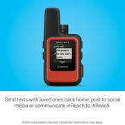 Garmin 010-02602-00 inReach Mini 2 Portable Satellite Communicator/GPS Navigator, Flame Red with 2