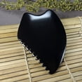 thumbnail image 5 of Herramienta de masaje Gua Sha para mujeres, herramienta de piedra facial Gua Sha, tablero Guasha Bianstone negro, masajeador facial y corporal para terapia de acupuntura tradicional, 5 of 5