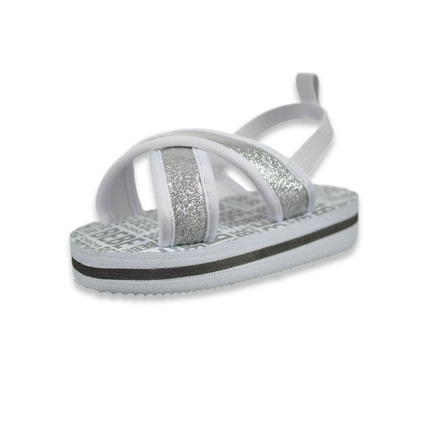 glitter flip flop sandals