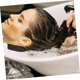 thumbnail image 4 of Reposacabezas de champú con cojín de silicona suave y ventosas para un lavado de cabello cómodo., 4 of 5