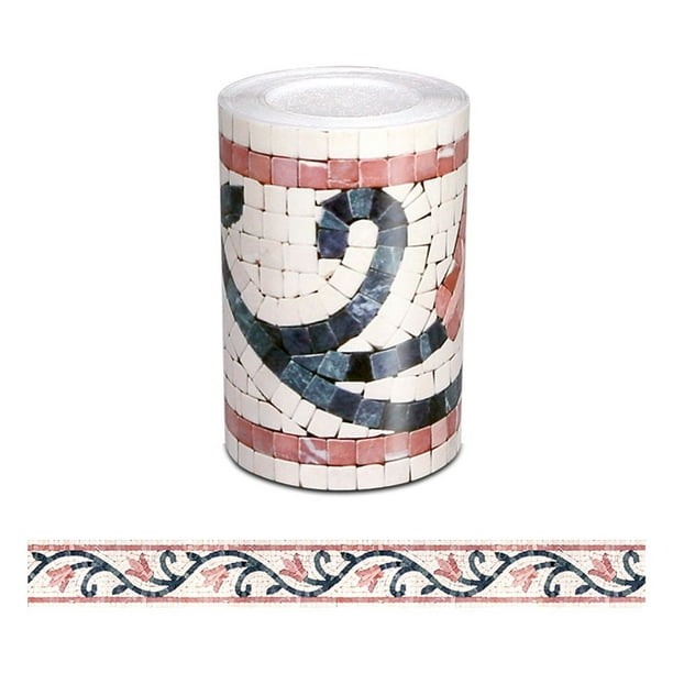 Matsuzay Calcomanía de línea de cintura, calcomanías Vintage antideslizantes, papel tapiz liso decorativo, fondo de pasillo de cocina para Decoración del hogar Tipo4
