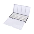 thumbnail image 3 of Estuche de metal para paletas de acuarela, latas de pintura vacías, cajas de paletas, latas de acuarela para bricolaje, acuarelas, óleos, pinturas y 52 medias sartenes, 3 of 8