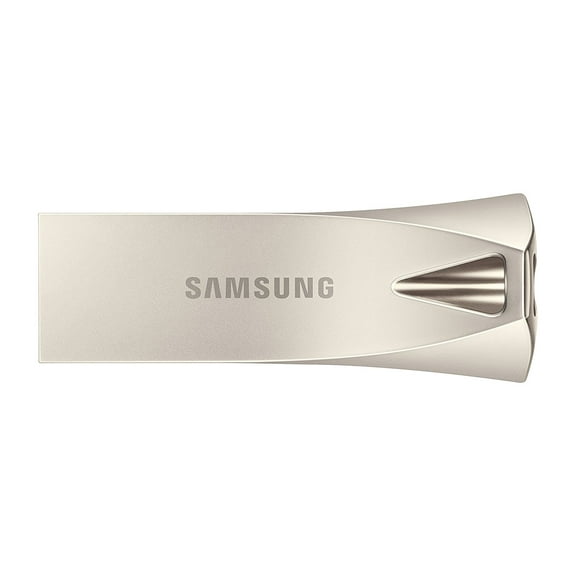 Samsung BAR Plus 256GB USB 3.1 Gen 1 Type-A Flash Drive, Champagne Silver