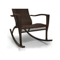 thumbnail image 2 of Tortuga Outdoor Tuscan Lorne Wicker Rocking Chair, Java, 2 of 5