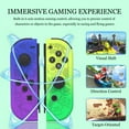 thumbnail image 6 of SIXGOLDHUA Game Controller for Nintendo Switch Controller, Switch Remote Joypad (L/R) Support Vibration/Motion Control/Wake-Up - Splash, 6 of 7
