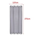 thumbnail image 4 of Panneaux de Rideaux d'Extérieur Imperméables pour Patio et Jardin, Rideaux d'Intimité d'Extérieur Imperméables L54 x H106 Po, 4 of 8