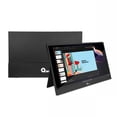 thumbnail image 4 of Monitor portátil Qian QMP-IP16S IPS 15.6”Full HD 1920X1080, 60Hz, 16.7m colores, NTSC 45% Altavoz integrado, HDR, angulo de visión 178° anti-reflejo, con cubierta/soporte Color negro, 4 of 13