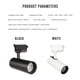 thumbnail image 4 of Foco LED COB para riel de 12 W, 20 W y 30 W, iluminación interior, CA 220 V, 240 V, ángulo ajustable, foco para tienda de ropa, probador, 4 of 5