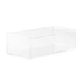 thumbnail image 2 of The Home Edit Large Clear Storage Bin Organizer Insert, 1 Piece, 9.37" x 2.95" x 4.38", 2 of 12