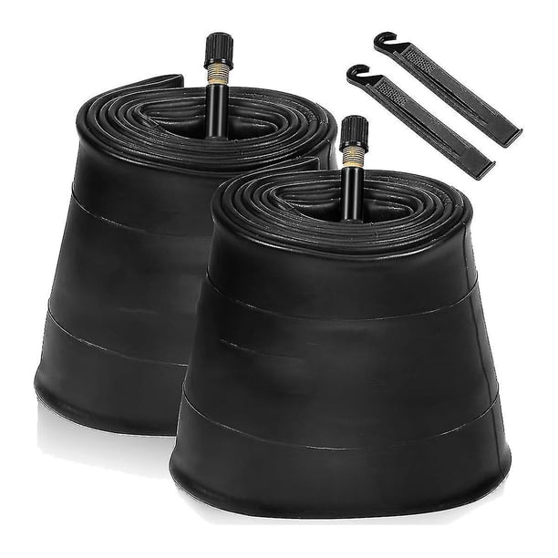 2 Pack 20x4.0 Fat Bike Tube With Av 32mm Valve, Bike Tubes With 2 Tire Levers, For Road/mountain /e-xdd