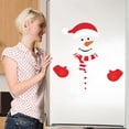 thumbnail image 2 of TIELUTT Christmas Snowman Refrigerator Large Self Adhensive Refrigerator Stickers for Christmas Hair Light Photography Banner Stand Bi Stickers Student Stickers the Selection Stickers, 2 of 8
