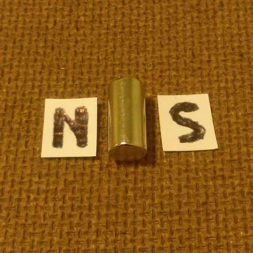 Diametrically Magnetized Neodymium (1/4 X 1/2) Inch Cylinder/Disc Magnets.