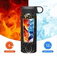 thumbnail image 6 of Balery Spiderweb Bats And A Spider Pattern Water Bottle,18oz Sports Insulated Kettle for Cycling Gym Basketball Outdoor, Suitable as a Present, 6 of 8