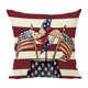 thumbnail image 2 of Fundas de cojín del 4 de julio con diseño de bandera patriótica y estrellas, decoración para sofá, dormitorio y hogar., 2 of 5