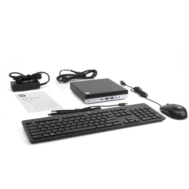 HP ProDesk 600 G5 Mini PC, Intel Core i7-9700T Upto 4.3GHz, 32GB