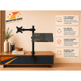 thumbnail image 6 of Mounting Binge Single Monitor & Laptop Desk Mount, Up to 32" Monitor & 17" Laptop, Full Motion, VESA, Tilt, Swivel, 360°, 6 of 13