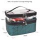 thumbnail image 2 of 1 caja de bolsa de maquillaje de doble capa, portátil de celosía, maestro de maquillaje para mujer, almacenamiento multifuncional, lavado y maquillaje MFZFUKR BST3053859-2, 2 of 5