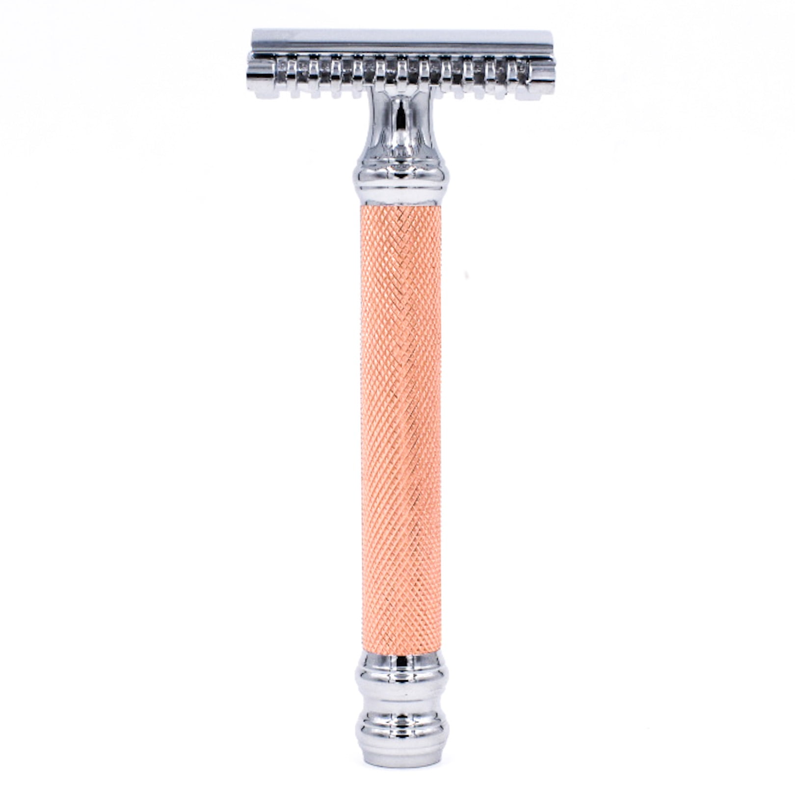 Parker Safety Razor 63C Three Piece Shaving Open Comb Double Edge Safety Razor & 5 Parker Blades