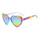 thumbnail image 1 of Gafas de sol Gleyemor Kids polarizadas en forma de corazón con arcoíris 3-8Y, 1 of 4