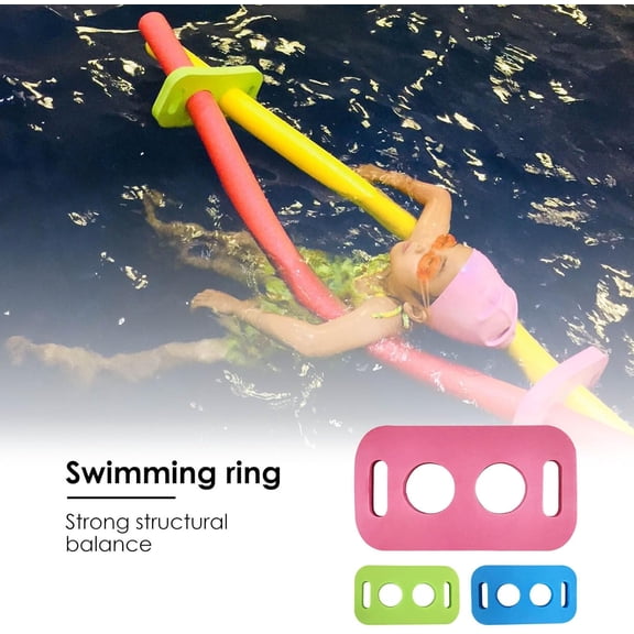 Pool Noodle Connectors for Pool Chairs — Swimming Noodle Foam Connector Kit with Holes, DIY Pool Accessories for Creating Noodle Floats & Swim Aids