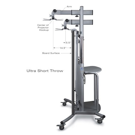 balt ultra throw short proj arm carts & stands
