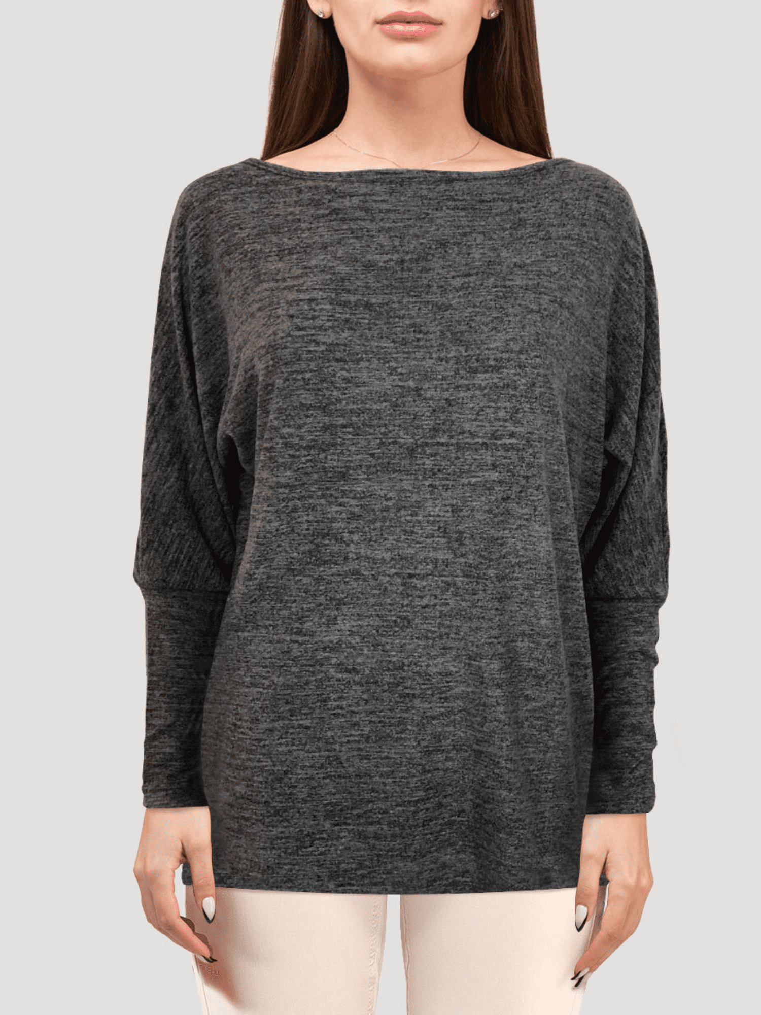 Sonja By Sonja Women's Morgan Bree Boat Neck Batwing Top